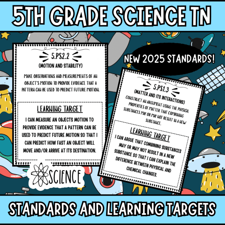 New 2025 TN 5th Grade Science Standards: A Teacher’s Guide