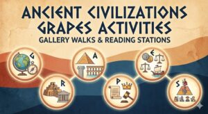 Ancient Civilizations GRAPES Activities: Gallery Walks & Reading Stations