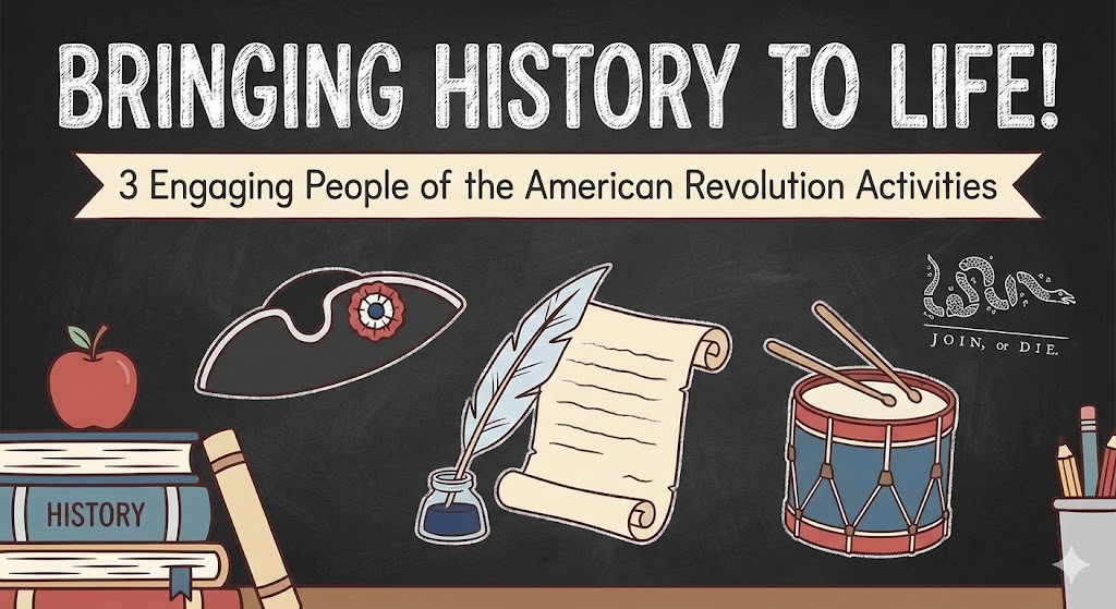 3 Engaging People of the American Revolution Activities for Your Classroom