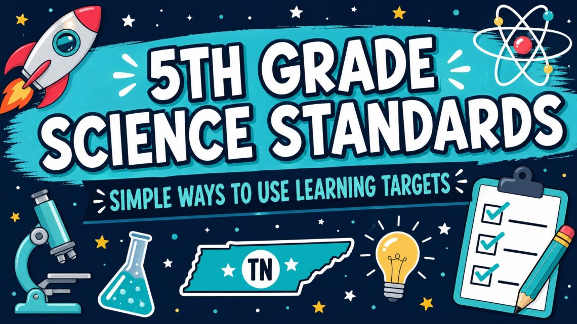5th Grade Science Standards blog featured image about simple ways to use learning targets.