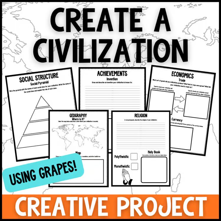 Create a Civilization Project using GRAPES for middle school social studies