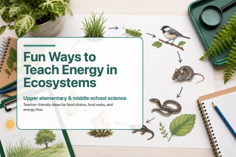 Fun Ways to Teach Energy in Ecosystems in Middle School Science