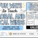Fun Ways to Teach Global and Local Winds blog cover featuring the Global and Local Winds Gallery Walk science resource