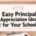 Teacher-friendly blog cover image for a post about principal appreciation ideas for your school.