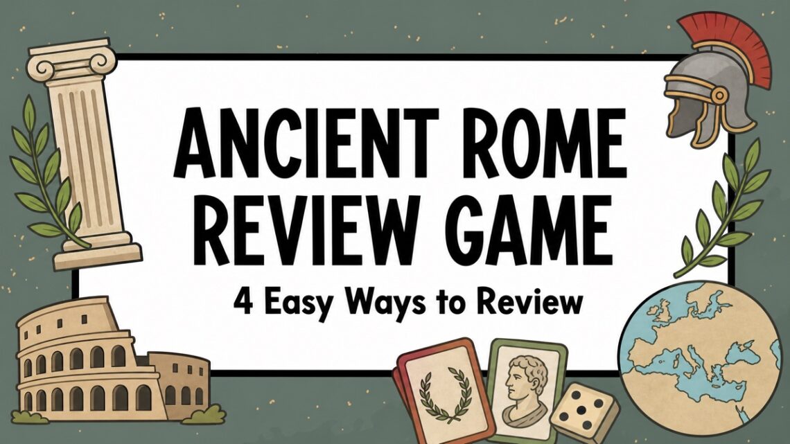 Ancient Rome Review Game 4 Easy Ways to Review blog cover