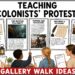 Teaching colonists protests gallery walk ideas for upper elementary social studies