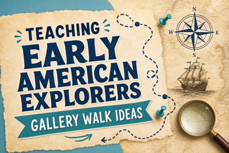 Teaching Early American Explorers with gallery walk ideas