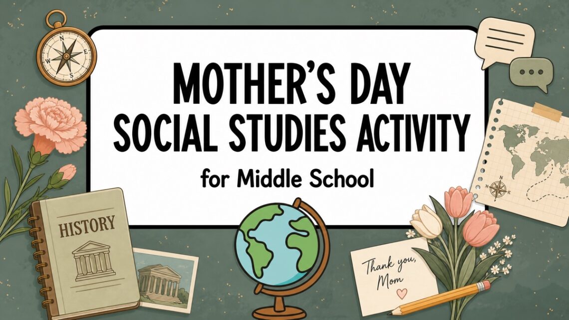 Mother’s Day Social Studies Activity for Middle School blog cover