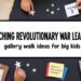 Blog featured image that says Teaching Revolutionary War Leaders with gallery walk ideas for big kids.