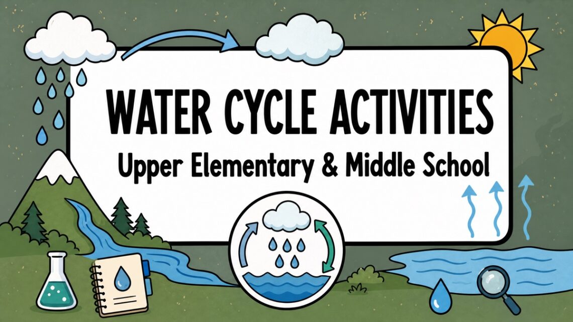 Water Cycle Activities for Upper Elementary and Middle School blog cover