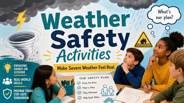 Weather safety activities severe weather lesson ideas for upper elementary and middle school science